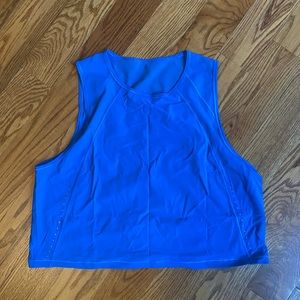 Lululemon Sculpt Cropped Tank - Poolside
